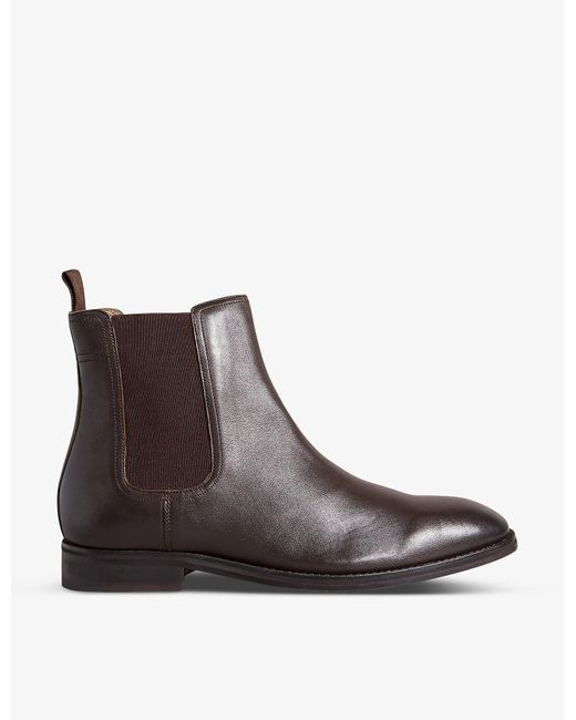Ted Baker Maisonn Leather Chelsea Boots in Brown for Men | Lyst