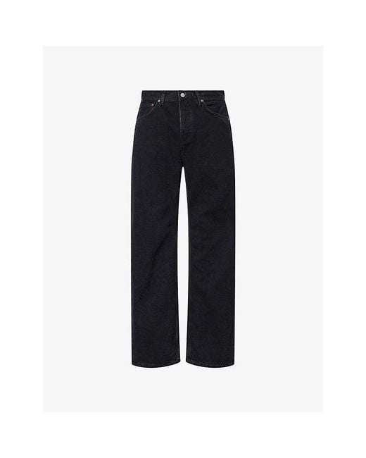 Nudie Jeans Blue Tuff Tony Wide-Leg Denim Jeans for men