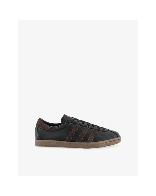 Dark Brown Mens Adidas Tobacco Trainers Black Adidas Originals
