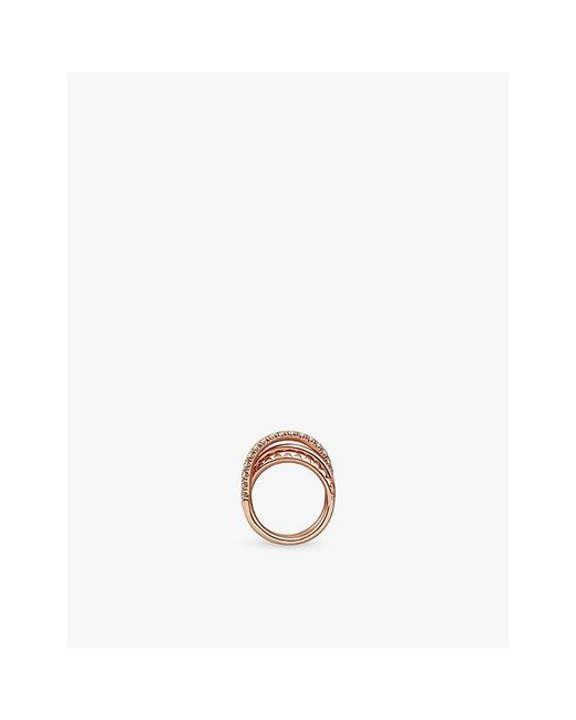 Cartier White Étincelle De 18Ct Rose- And 0.63Ct Brilliant-Cut Diamond Ring