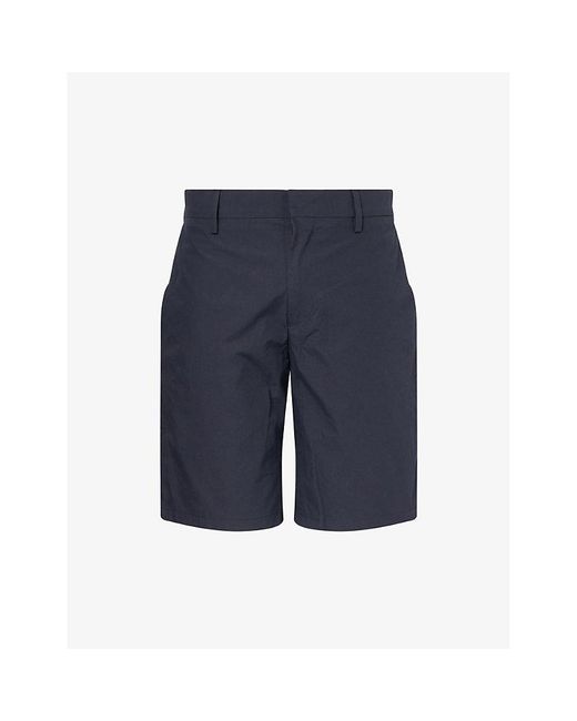 Paul Smith Blue Regular-Fit Cotton Chino Shorts for men