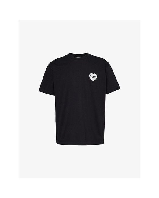 Carhartt Black Heart Band Brand-print Organic Cotton-jersey T-shirt X for men