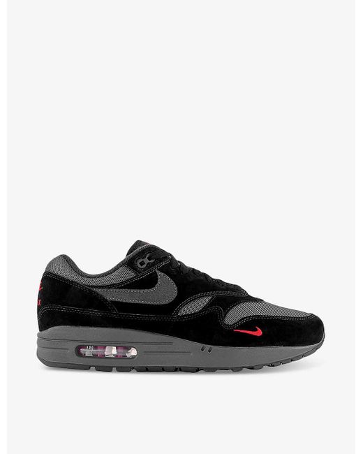 Nike Black Air Max 1 Leather Low-top Trainers for men