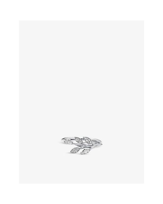 Tiffany & Co White Tiffany Victoria Vine Diamond And Ring