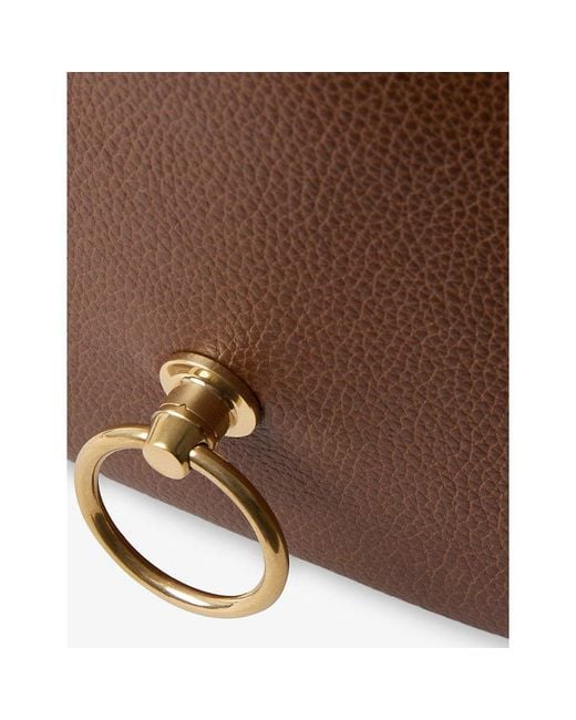 Mulberry Brown Amberley Leather Satchel