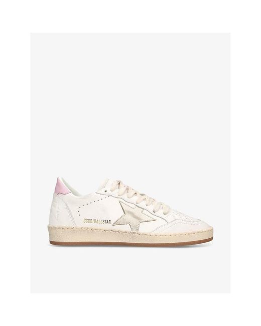 Golden Goose Deluxe Brand White Ballstar 11719 Logo-print Leather Low-top Trainers
