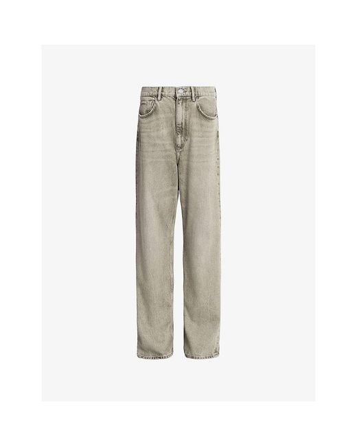 AllSaints Natural Blake Relaxed-fit Low-rise Denim Jeans