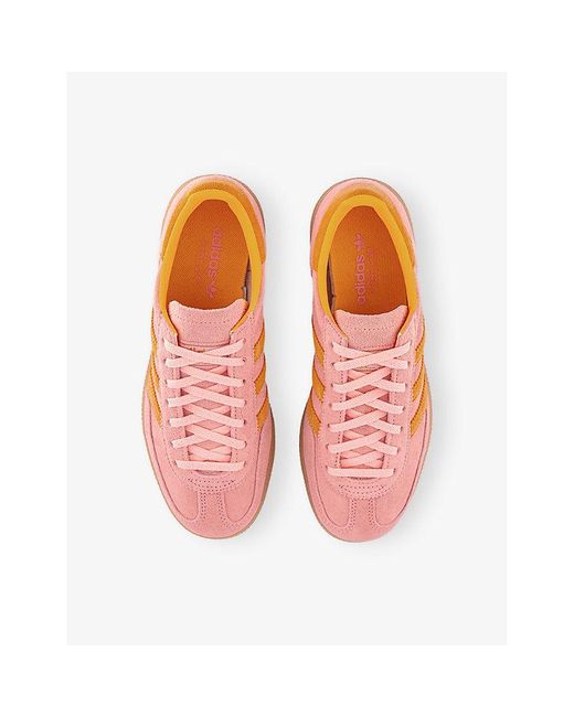 Adidas Pink Handball Spezial Suede Low-Top Trainers