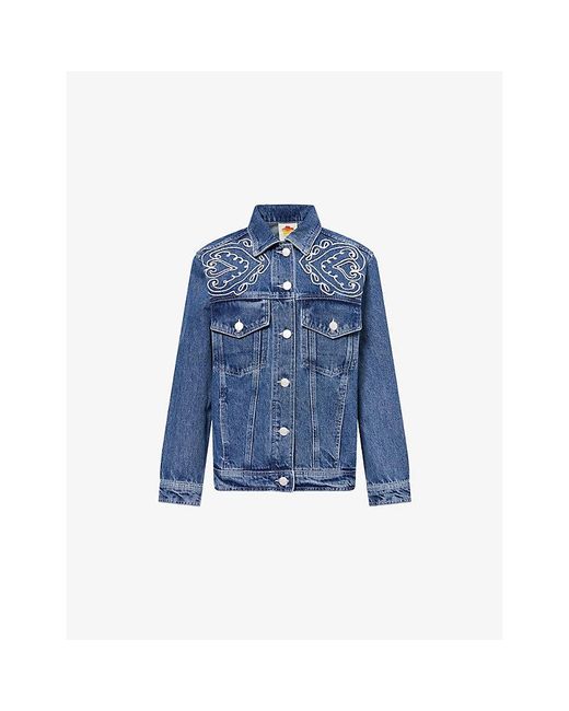 Farm Rio Blue Womens Farm Rio