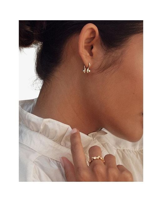 Astley Clarke Metallic Aurora 18Ct And Sterling- Hoop Earrings