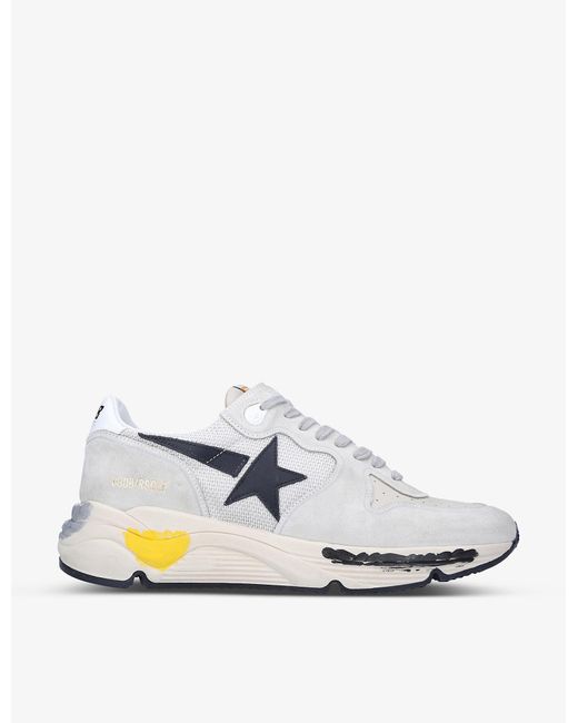 Golden Goose Men's Runner Star 326 Suede And Leather Low-top Trainers ...