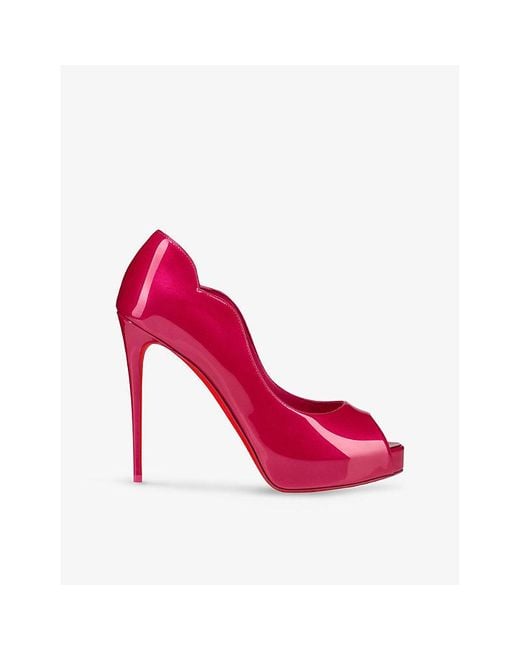 CL Hot Chick Alta 120 Mm Pumps Nappa Leather Pollen