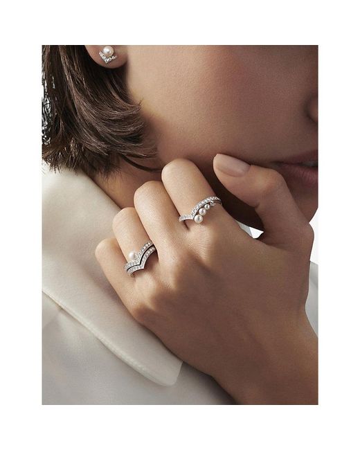 Chaumet White Joséphine Aigrette 18Ct- And Diamond Ring