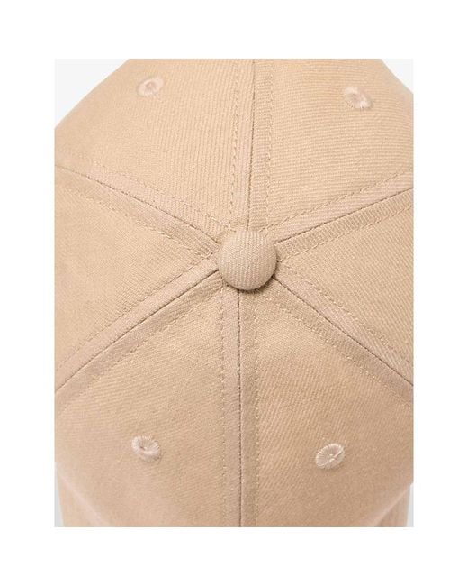 Maje Natural Logo-Appliqué Canvas Baseball Cap