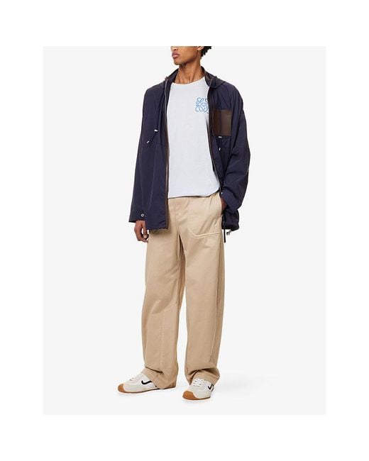 Loewe Blue X Paula's Ibiza Embroidered Cotton T-Shirt for men