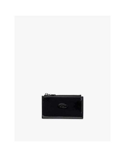 DIESEL Black Play Iii Leather Blend Card Holder