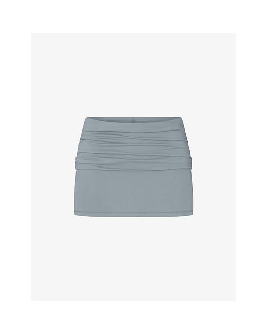 NikeSKIMS Gray Airy Foldover Skort