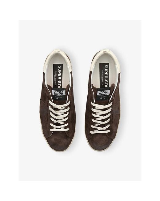 Golden Goose Deluxe Brand Brown Exclusive Super-Star 1 Leather Trainers for men