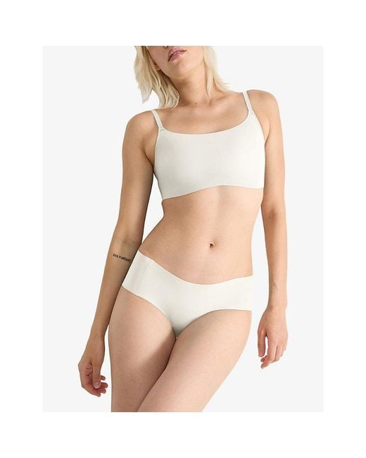 Sloggi White Zero Feel 2.0 Stretch-Jersey Hipster Briefs