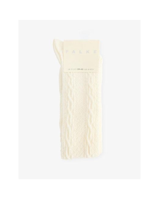 Falke Natural Declivity Knee-High Wool-Blend Socks