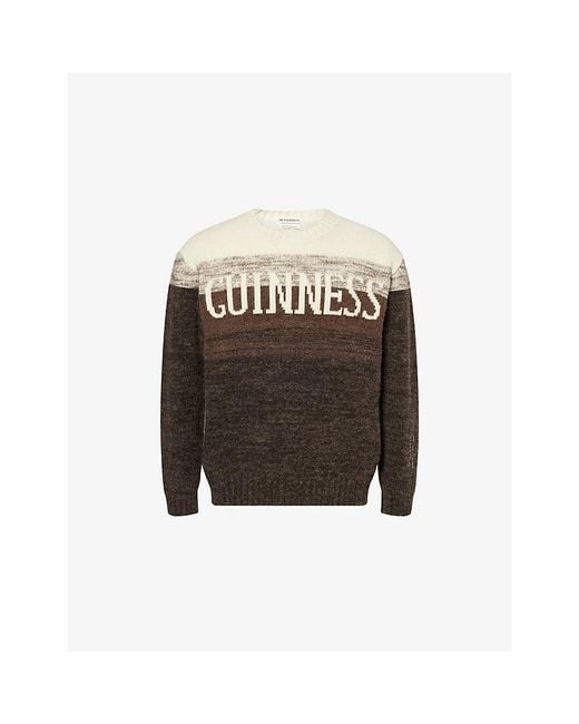 J.W. Anderson Brown X Guinness Gradient Wool-Blend Jumper for men