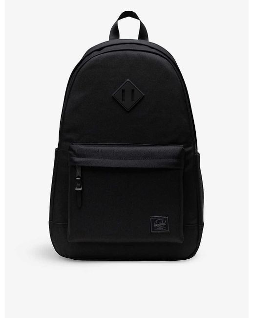 Herschel Supply Co. Black Heritage Recycled-polyester Backpack