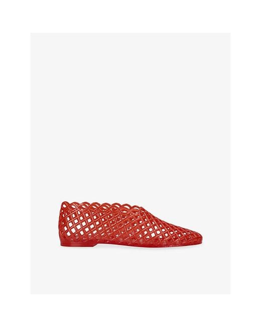 Steve Madden Red Grove 2 Woven Ballet Flats