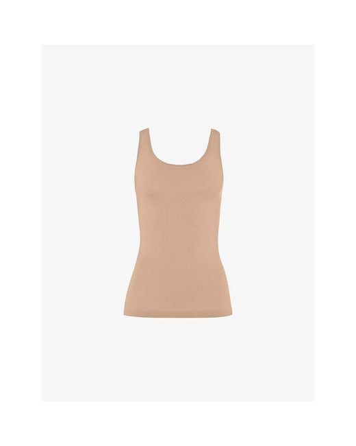 Hanro Natural Touch Feeling Scooped Stretch-Jersey Top