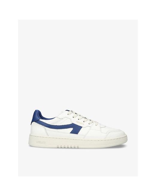 Axel Arigato Blue White/vy Dice-a Leather And Recycled-polyester Low-top Trainers for men