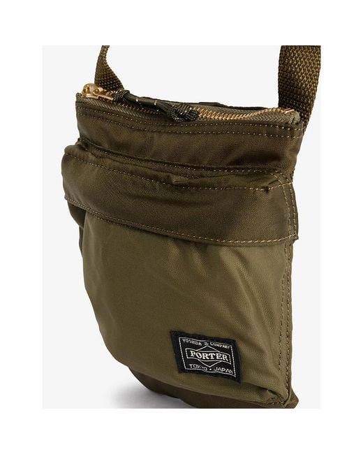 Porter-Yoshida and Co Green Force Shell Shoulder Bag for men