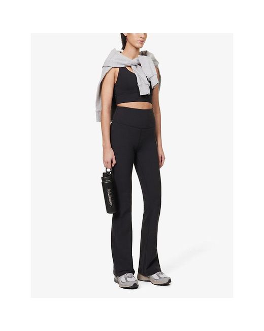 lululemon athletica Blue Groove Flare-Leg Stretch-Woven Trousers