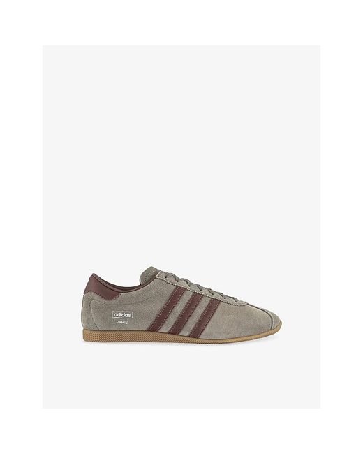 Adidas Gray Paris Suede Trainers for men