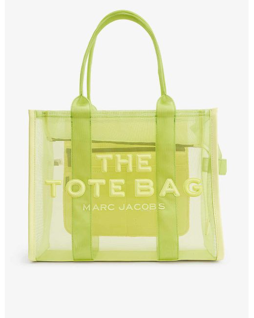 Marc Jacobs The Tote Large Mesh Tote Bag in Yellow | Lyst Canada