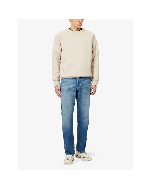 Nudie Jeans Blue Rad Rufus Straight-Leg Denim Jeans for men