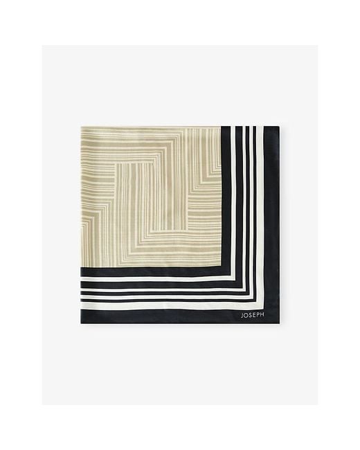 Joseph Multicolor Nixie Oversized Silk Scarf