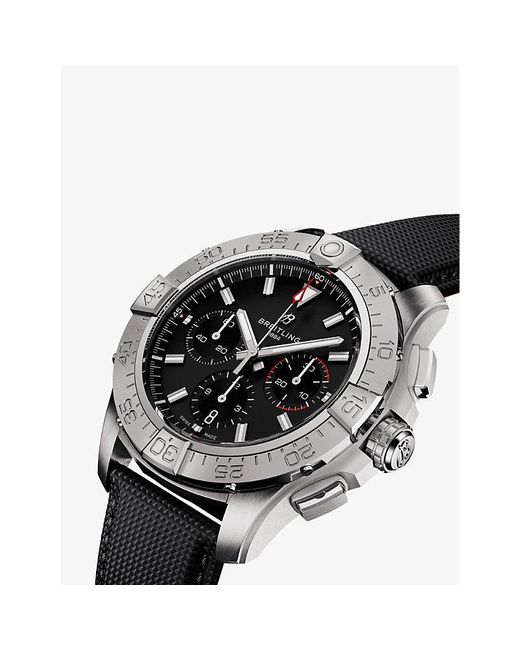 Breitling Black Ab0147101b1x1 Avenger Chronograph B01 44 Stainless-steel Automatic Watch for men