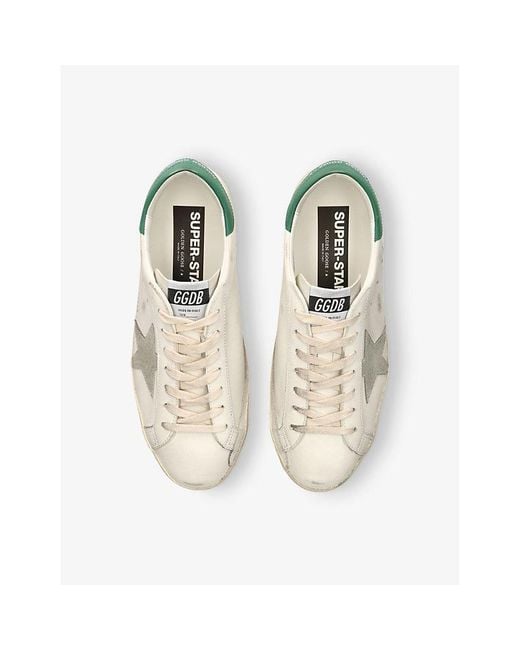 Golden Goose Deluxe Brand White Superstar Leather Low-Top Trainers for men
