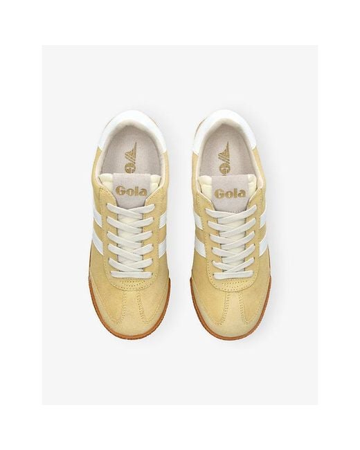 Gola Natural Elan Suede Trainers
