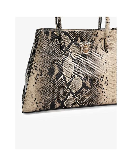 Dune Multicolor Daitlyn Snake-effect Faux-leather Top-hand Bag