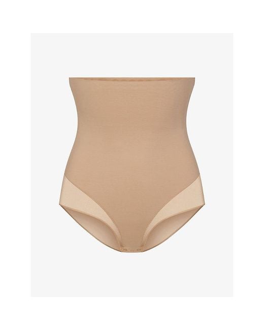 Skims Natural Power Mesh Shapewear Core Sculpt High-Waist Briefs
