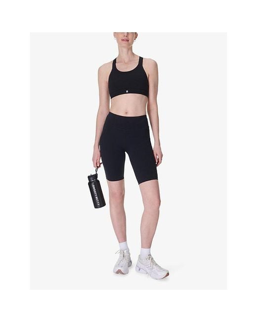 Sweaty Betty Black Power Medium Support Seam-Free Sports Bra