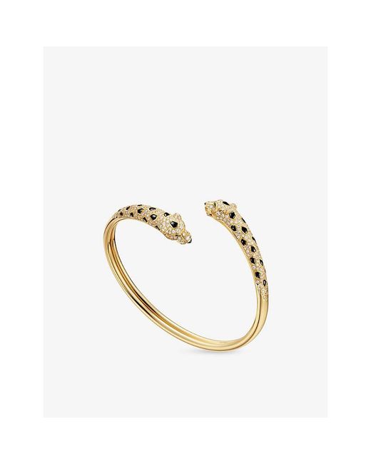 Cartier Metallic Panthère De 18Ct- 1.65Ct Onyx, Emerald And 1.65Ct Brilliant-Cut Diamond Bracelet