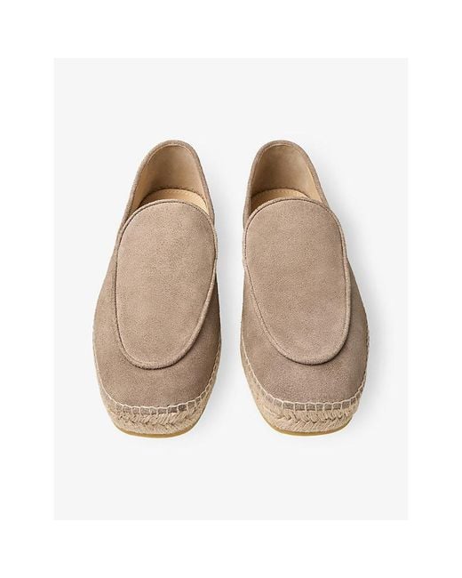 Jimmy Choo Natural Shenton Velvet Espadrilles for men