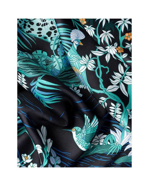 Vintage Panthere Silk Twill Cartier Scarf