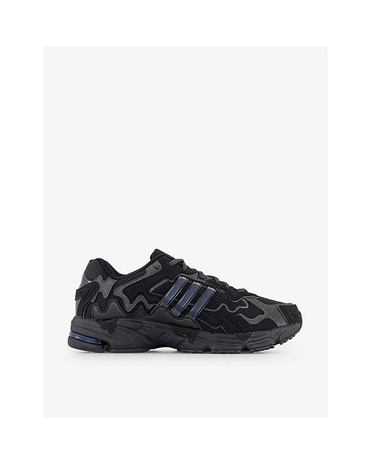 Slumber glide Luftpost adidas Response Cl Suede And Mesh Trainers in Blue for Men | Lyst