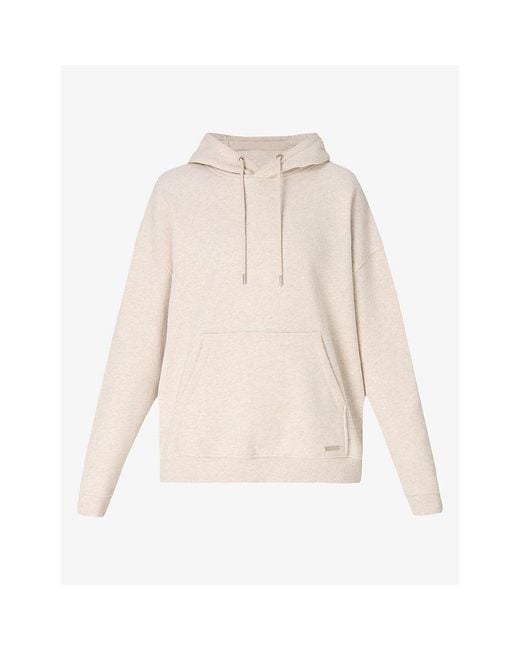 Sweaty Betty Natural Premium Brushed Classic Jersey Hoody