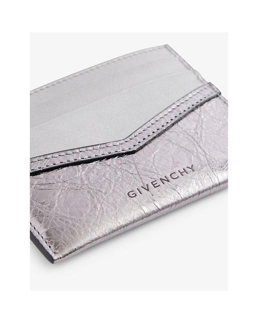 Givenchy White Voyou Leather Card Holder