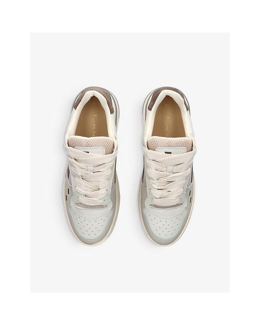 Filling Pieces Natural Ave Top Leather Low-top Trainers for men