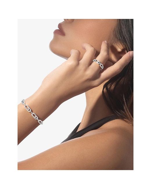 Messika White Move Link 18Ct And 0.82Ct Diamond Bracelet