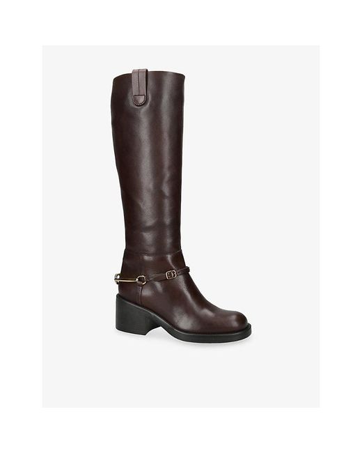 Chloé Brown Dakota Knee-High Leather Boots